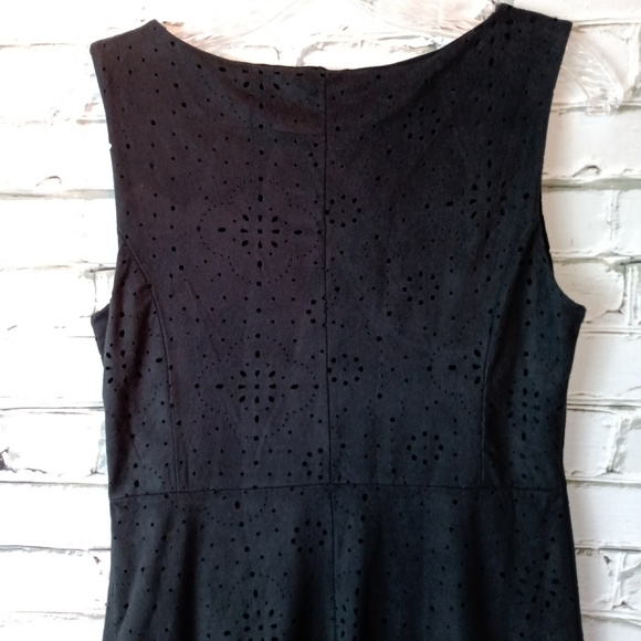 RIPE Sleeveless Laser Cut Little Black Dress S-M - Picture 2 of 8